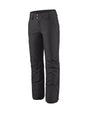 Patagonia Womens Insulated Powder Town Ski Pants-X Small-Black-aussieskier.com