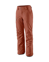 Patagonia Womens Insulated Powder Town Ski Pants-X Small-Burl Red-aussieskier.com