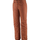 Patagonia Womens Insulated Powder Town Ski Pants-X Small-Sisu Brown-aussieskier.com