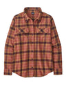 Patagonia Womens L/S Organic Cotton MW Fjord Flannel Shirt-Small-Vista: Burl Red-aussieskier.com