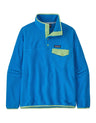 Patagonia Womens Lightweight Synchilla Snap-T Pullover Fleece-X Small-Vessel Blue-aussieskier.com