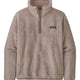 Patagonia Womens Los Gatos 1/4 Zip Fleece-Small-Shroom Taupe-aussieskier.com