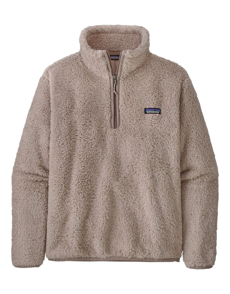 Patagonia Womens Los Gatos 1/4 Zip Fleece-Small-Shroom Taupe-aussieskier.com