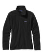 Patagonia Womens Micro D Pullover Zip Fleece-X Small-Black-aussieskier.com