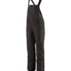 Patagonia Womens Powder Town Bib Ski Pants-X Small-Black-aussieskier.com