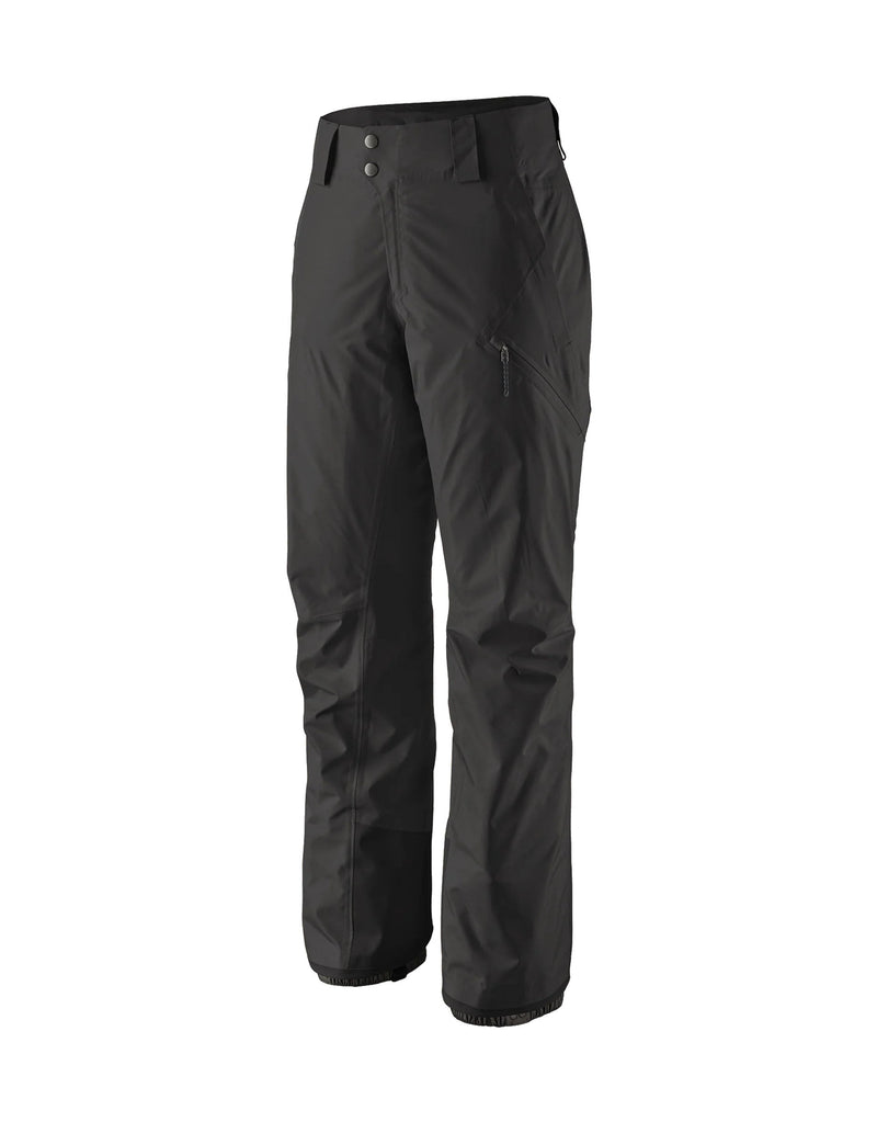 Patagonia Womens Powder Town Ski Pants-Small-Black-aussieskier.com