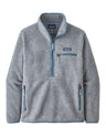 Patagonia Womens Retro Pile Marsupial Fleece-X Small-Salt Grey w/ Light Plume Grey-aussieskier.com