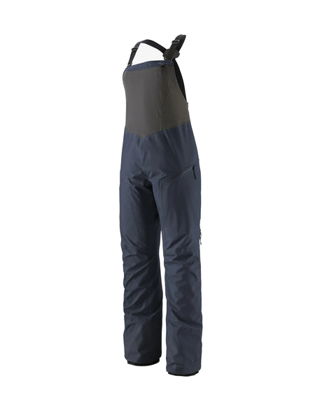 Patagonia Womens Snowdrifter Bib Ski Pants-Small-Smoulder Blue-aussieskier.com