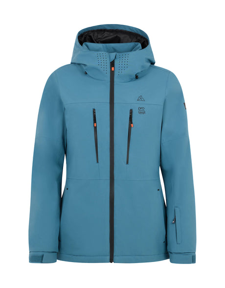 Protest Sima Womens Ski Jacket-X Small-Jewel Blue-aussieskier.com