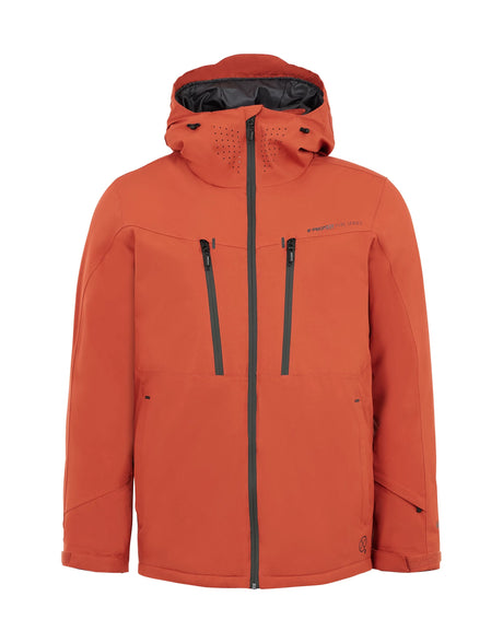 Protest Timo Ski Jacket-Small-Brick Orange-aussieskier.com