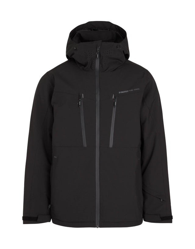 Protest Timo Ski Jacket-Small-True Black-aussieskier.com