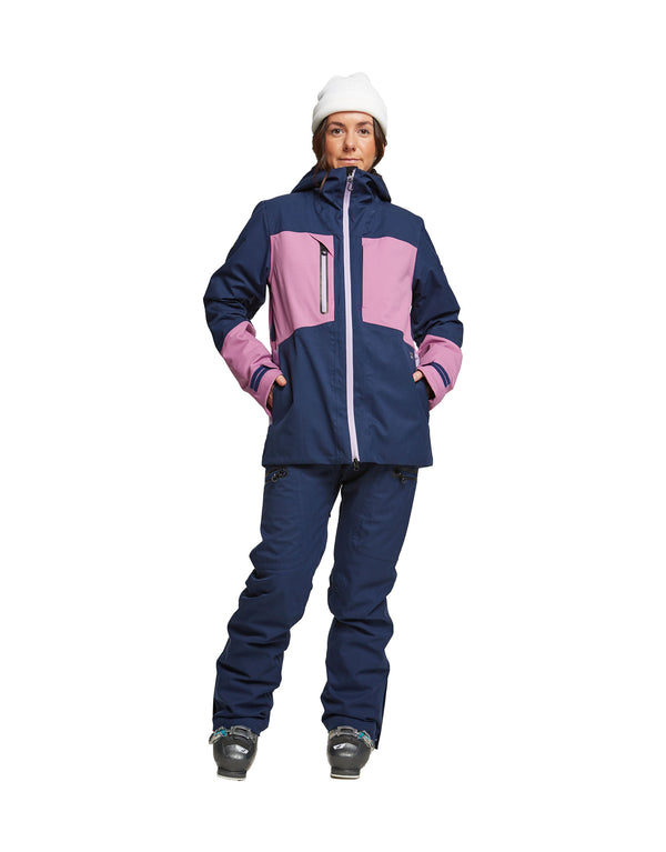 Rojo All Terrain Womens Ski Jacket-X Small-Naval Academy-aussieskier.com