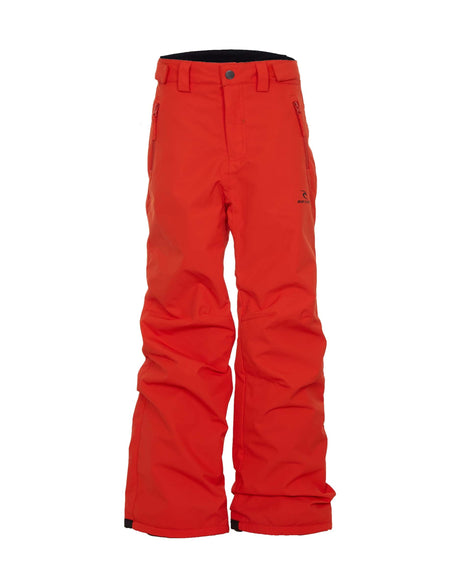 Rip Curl Base Junior Ski Pants-2-Orange-aussieskier.com