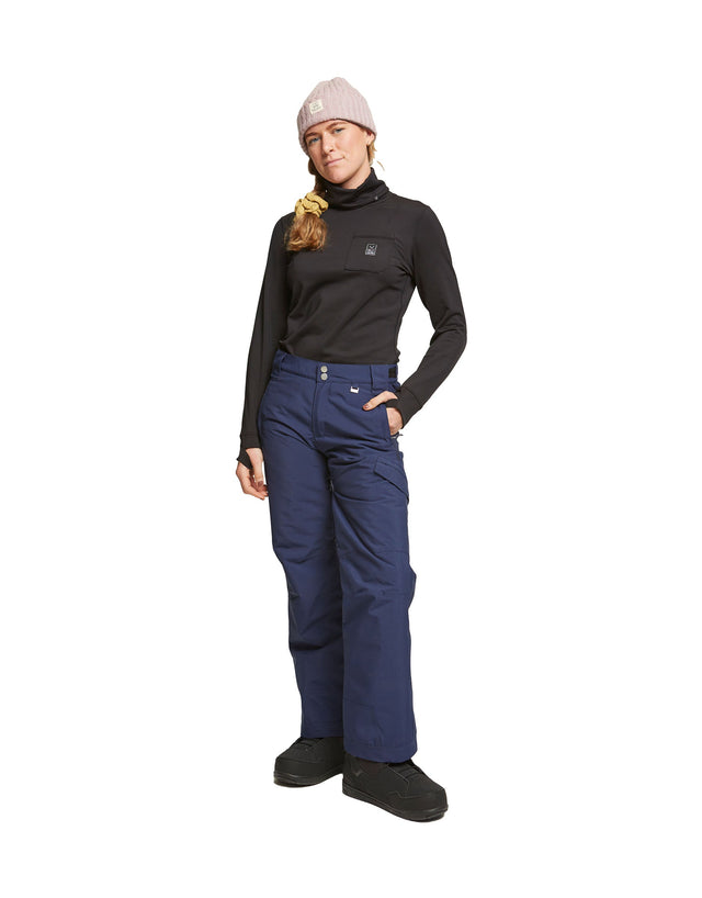 Rojo Adventure Awaits 2.0 Womens Ski Pants-X Small-Naval Academy-aussieskier.com