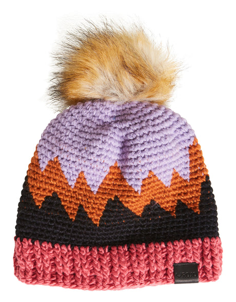 Rojo All Mountain Womens Beanie-Red Violet-aussieskier.com