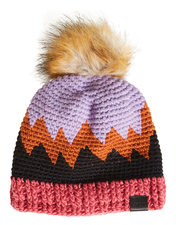 Rojo All Mountain Womens Beanie-Red Violet-aussieskier.com