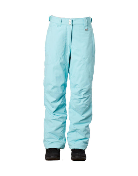 Rojo BF4EVA Girls Ski Pants-4-Angel Blue-aussieskier.com