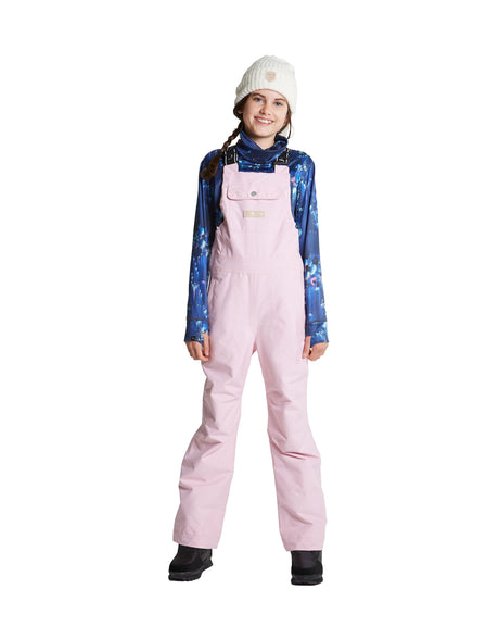 Rojo Limelight Bib Girls Ski Pants-10-Orchid Pink-aussieskier.com