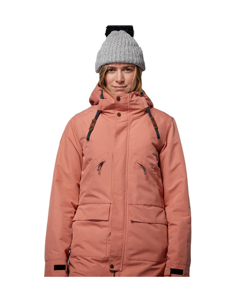 Rojo Sammy Womens Ski Jacket-X Small-Desert Sand-aussieskier.com