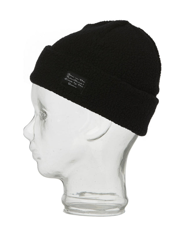 Rojo Sherpa Womens Beanie-True Black-aussieskier.com