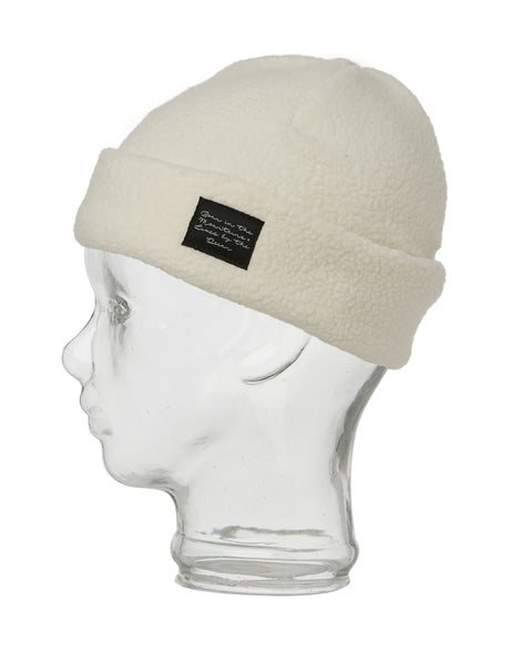 Rojo Sherpa Womens Beanie-Whisper White-aussieskier.com