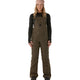 Rojo Snow Day Bib Womens Ski Pants-X Small-Black Olive-aussieskier.com