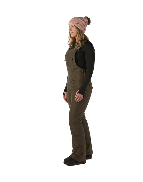 Rojo Snow Day Bib Womens Ski Pants-aussieskier.com