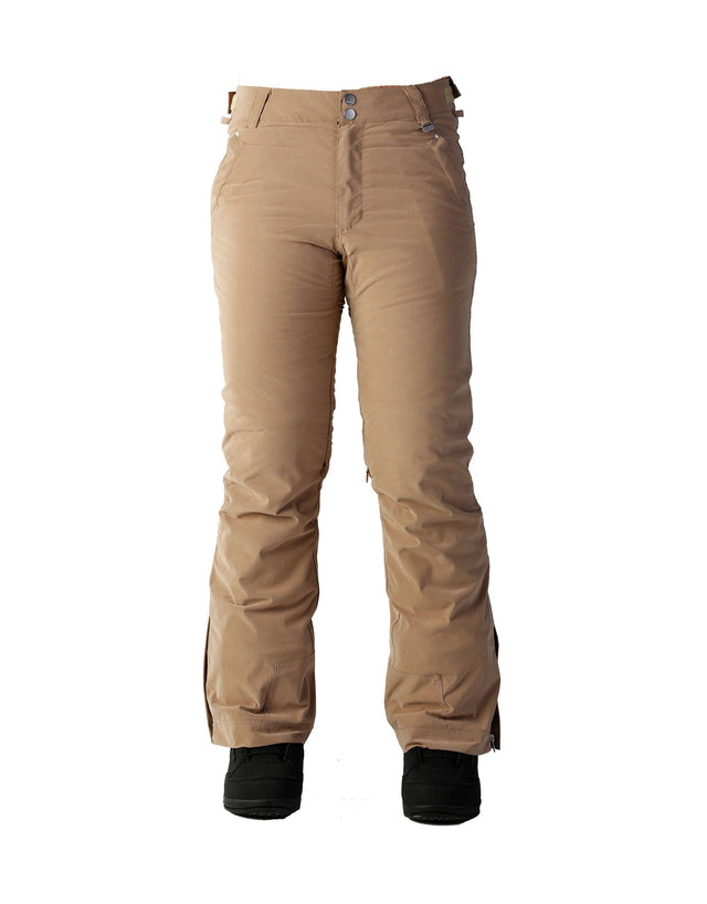 Rojo Stretch Jean Womens Ski Pants-8-Tortoise Shell-aussieskier.com