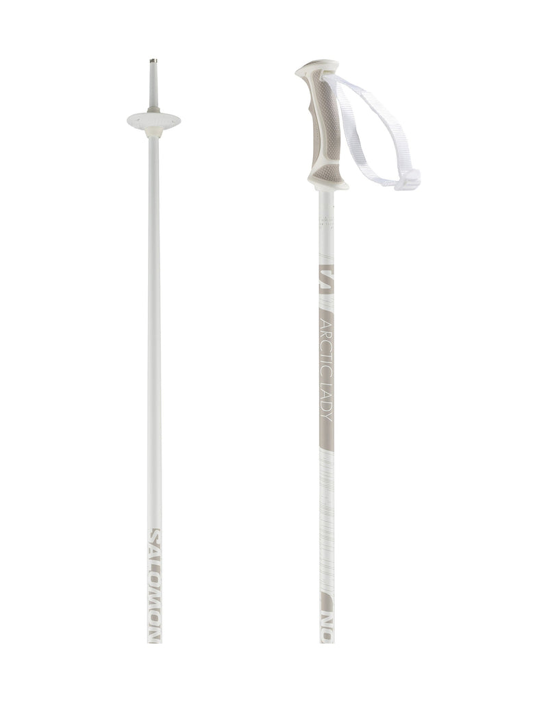 Salomon Arctic Lady Womens Ski Poles-110-White-aussieskier.com