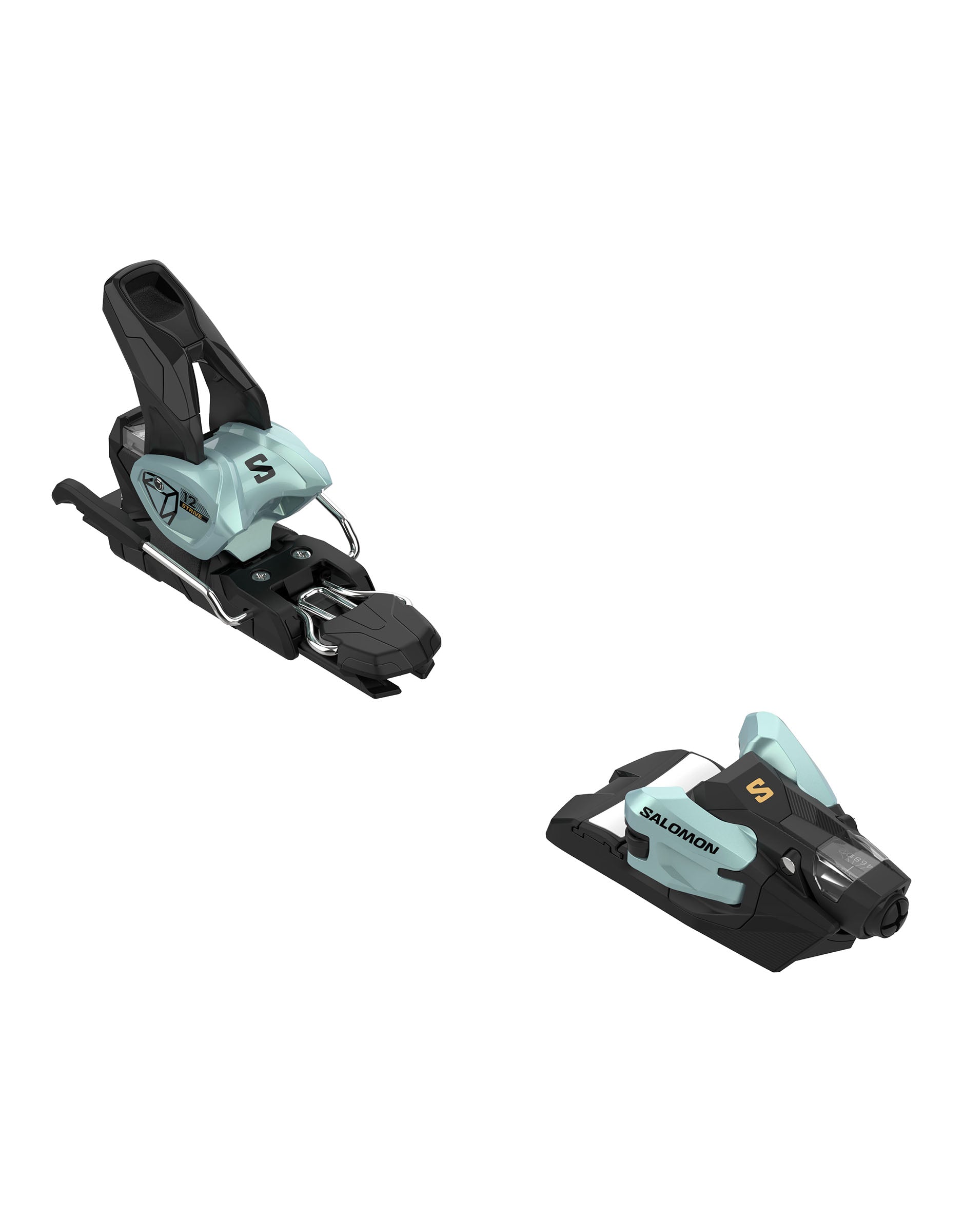 Salomon Strive 12 GW Ski Bindings 90mm Bleached Aqua