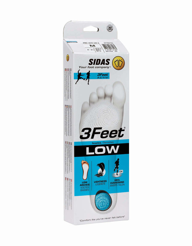 Sidas 3Feet Active Low Prefabricated Insoles-aussieskier.com