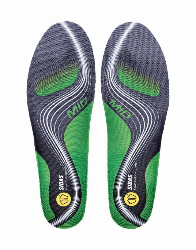 Sidas 3Feet Active Mid Prefabricated Insoles-aussieskier.com