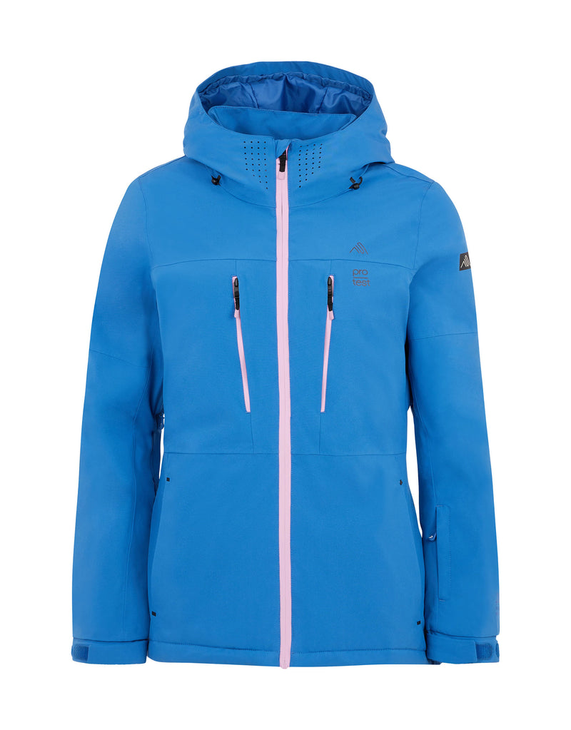 Protest Sima Womens Ski Jacket-X Small-Horizon Blue-aussieskier.com