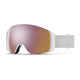 Smith 4D Mag Low Bridge Fit Ski Goggles-White Vapour / Chromapop Everyday Rose Gold Mirror Lens + Chromapop Storm Yellow Flash Spare Lens-aussieskier.com