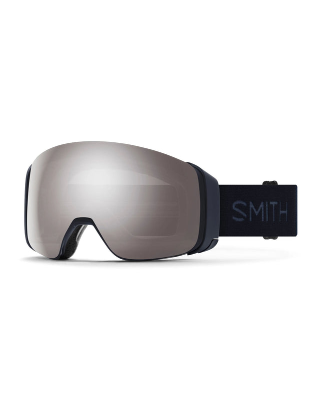 Smith 4D Mag Ski Goggles-Midnight Navy / Chromapop Sun Platinum Mirror Lens + Chromapop Storm Blue Sensor Mirror Spare Lens-aussieskier.com