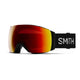 Smith I/O Mag XL Ski Goggles-Black / Chromapop Sun Red Mirror Lens + Chromapop Storm Yellow Flash Spare Lens-aussieskier.com