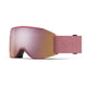 Smith Squad Mag Ski Goggles-Chalk Rose / Chromapop Everyday Rose Gold Mirror Lens + Chromapop Storm Yellow Flash Spare Lens-aussieskier.com