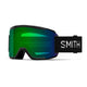 Smith Squad Ski Goggles-Black / Chromapop Everyday Green Mirror Lens + Clear Spare Lens-aussieskier.com