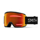 Smith Squad Ski Goggles-Black / Chromapop Everyday Red Mirror Lens + Yellow Spare Lens-aussieskier.com