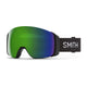 Smith 4D Mag Ski Goggles-Black / Chromapop Sun Green Mirror Lens + Chromapop Storm Blue Sensor Mirror Spare Lens-aussieskier.com