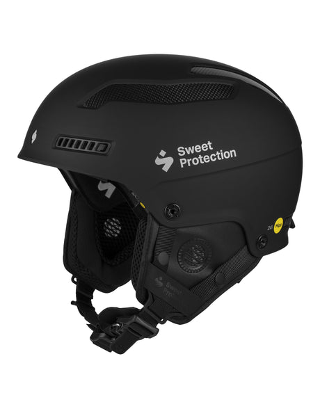 Sweet Protection Trooper 2Vi MIPS Ski Helmet-Small / Medium-Dirt Black-aussieskier.com