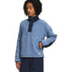 The North Face Cragmont Womens 1/4 Snap Fleece-X Small-Folk Blue-aussieskier.com