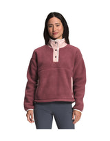 The North Face Cragmont Womens 1/4 Snap Fleece-X Small-Wild Ginger-aussieskier.com