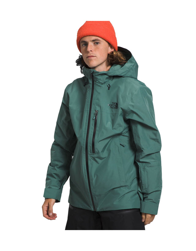 The North Face Descendit Ski Jacket-Small-Dark Sage-aussieskier.com