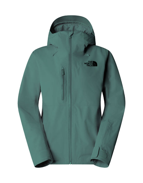 The North Face Descendit Womens Ski Jacket-Small-Dark Sage-aussieskier.com