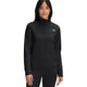 The North Face Glacier 1/4 Zip Womens Fleece-X Small-Black-aussieskier.com