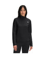 The North Face Glacier 1/4 Zip Womens Fleece-X Small-Black-aussieskier.com