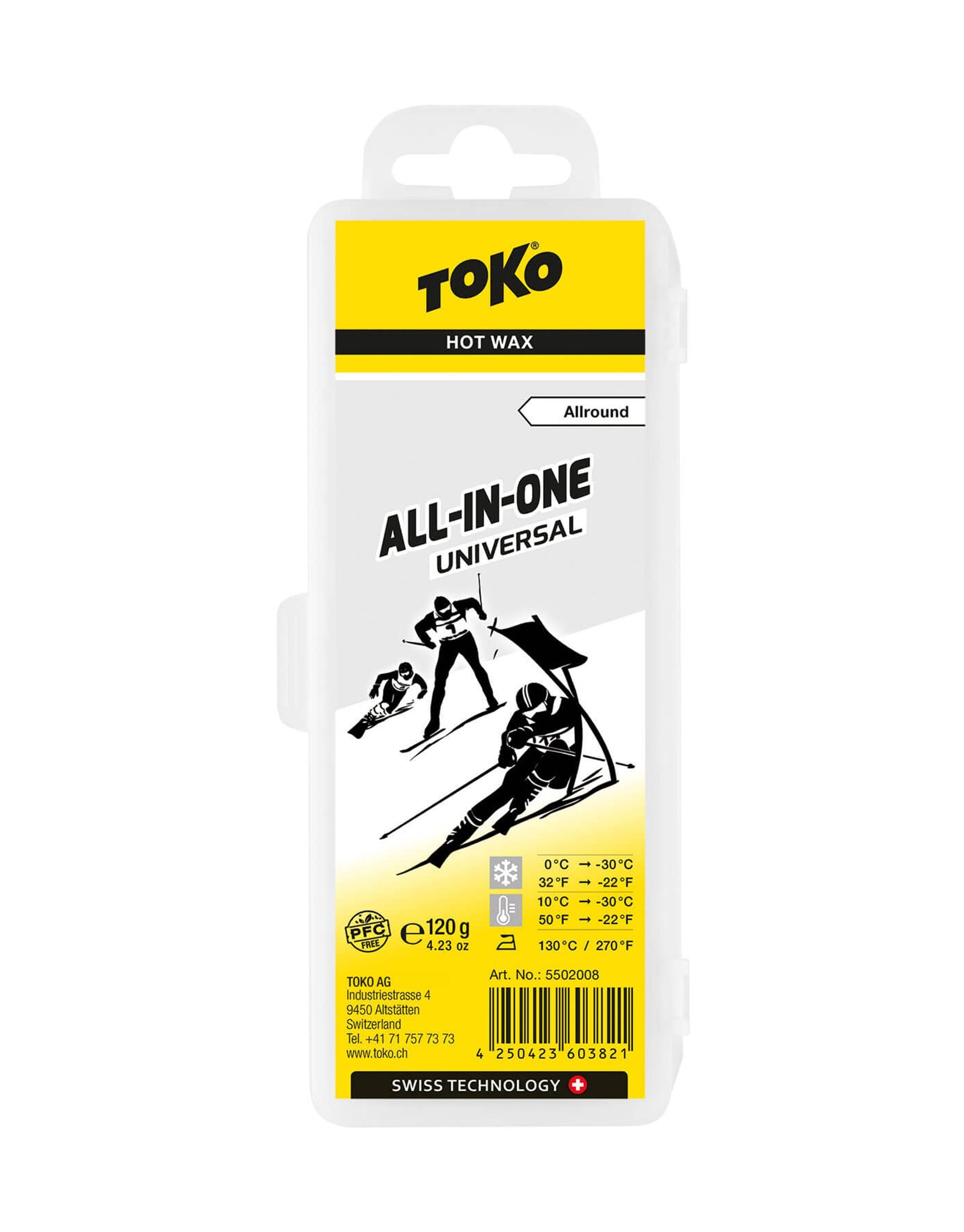 Toko All In One Universal Ski Wax 120g - Optimal Glide