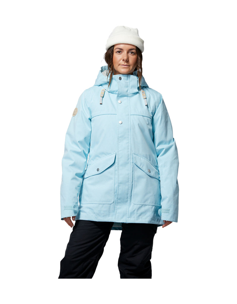 Rojo Aster Womens Ski Jacket-X Small-Petit Four Pinstripe-aussieskier.com