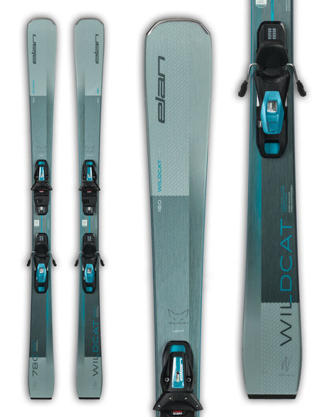 Elan Wildcat 78 C Womens Skis + EL 9 Bindings-aussieskier.com